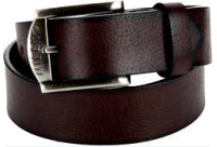 2928 1.5 Genuine Leather Belt Gun Metal Buckle XXXL - Leather Goods & Bags/Belts