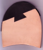 Leather 1/4 Rubbers Wares 8mm (5pair) - Shoe Repair Materials/Heels-Mens