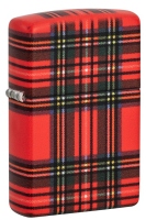 Zippo Lighter Red Plaid Design 60007246 - Zippo/Zippo Lighters New for 2025