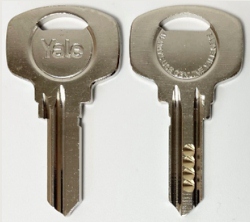 Hook 4574 XGC098 - YDC3-KB GENUINE YALE CYLINDER KEY BLANK - Keys/Cylinder Keys - Genuine
