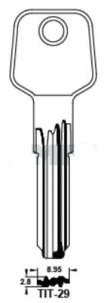 Hook 4577 JMA TIT-29 Titan - Keys/Dimple Keys