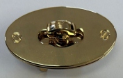VA00777 Gold Turn Lock 50mm x 25mm - Fittings/Turn Locks