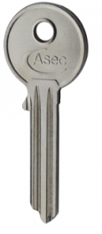 Hook 4013 ASEC Cylinder Blank To Suit AS1201 Rim Cylinder - Keys/Cylinder Keys - Genuine