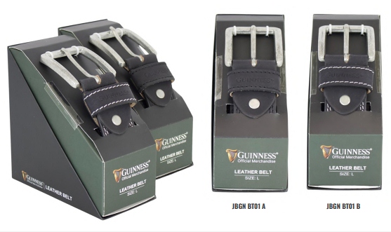 *******JBGN BT01 Guinness Leather Belt - Leather Goods & Bags/Belts