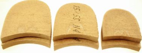 Heel Blocks Leather Board 10mm (pair) 15811 - Shoe Repair Materials/Heels-Mens