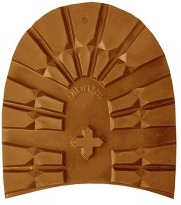 Vibram Roccia Walkabout Heels 9mm Caramel (10 pair) - Shoe Repair Materials/Heels-Mens