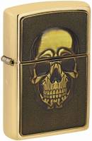 Zippo 2008094 Textured Skull Emblem - Zippo/Zippo Lighters