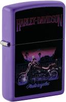 Zippo 46676 Harley-Davidson Black Light Motorcycle Design 60007424 - Zippo/Zippo Lighters