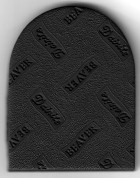 Beaver Nitrile 1.1/2 (20pair) Sepia - Shoe Repair Materials/Heels-Ladies