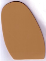 *Resin 1/2 Soles Size 11 5mm Mens Beige (5pair) - Shoe Repair Materials/Soles