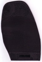 PVC Smarts Fine Flex Mens SAS 2.5mm Black (10pair) - Shoe Repair Materials/Soles