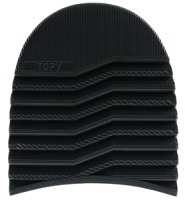 Topy Serac Heels Black (10pair) 8mm - Shoe Repair Materials/Heels-Mens