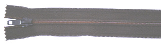 Nylon No6 6mm Closed End Zip Brown CNC56C - Zips/Nylon Ordinary Closed End