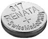 317 Renata Watch Batteries (SINGLES)