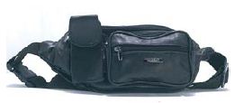1963 Leather Bum Bag with Mobile Phone Holder - Leather Goods & Bags/Bum Bags & Small Leather Bags
