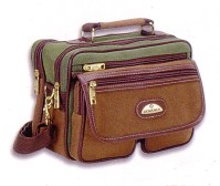 AD-04 Green Brown Holdall - Leather Goods & Bags/Holdalls & Bags