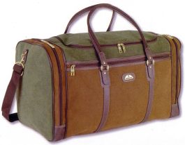 AD-10 Green Brown Holdall