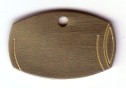 Pet Tags Barrel Brass KRA045 - Engravable & Gifts/Pet Tags