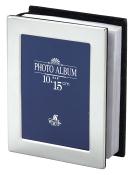 R9342 Plain Photo Album Silver Plated