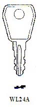 WL24A - Keys/Window Lock Keys