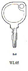 Hook 5255 window lock key jma = KWL29....hd = WL65 TITON - Keys/Window Lock Keys
