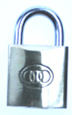 Tri-Circle brass padlocks 63mm 266 - Locks & Security Products/Padlocks & Hasps