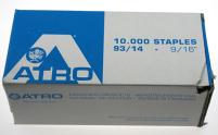 Atro Staples 9312 12mm (10,000) 1931200Z - Shoe Repair Products/Brads & Staples
