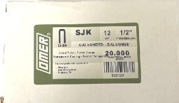 Omer Atro Staples SJK12 12mm (20,000) 1521201Z - Shoe Repair Products/Brads & Staples