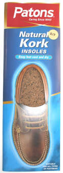 Insoles Kork Dual Size (per pair) - Shoe Care Products/Punch
