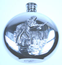 Flask 793FL Round Fishing 6oz - Engravable & Gifts/Flasks